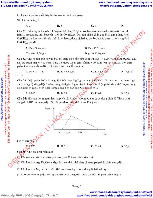 Bộ đề thi thử THPT QG 2018 Các môn TOÁN - LÍ - HÓA Các trường THPT Cả nước CÓ HƯỚNG DẪN GIẢI (Lần 19) [DC02052018]