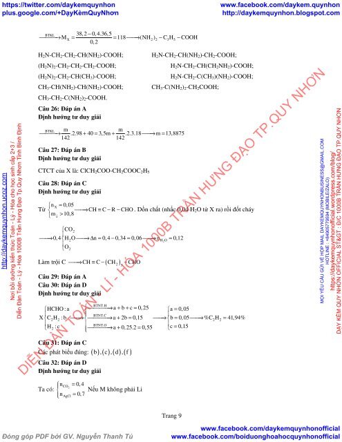 Bộ đề thi thử THPT QG 2018 Các môn TOÁN - LÍ - HÓA Các trường THPT Cả nước CÓ HƯỚNG DẪN GIẢI (Lần 19) [DC02052018]