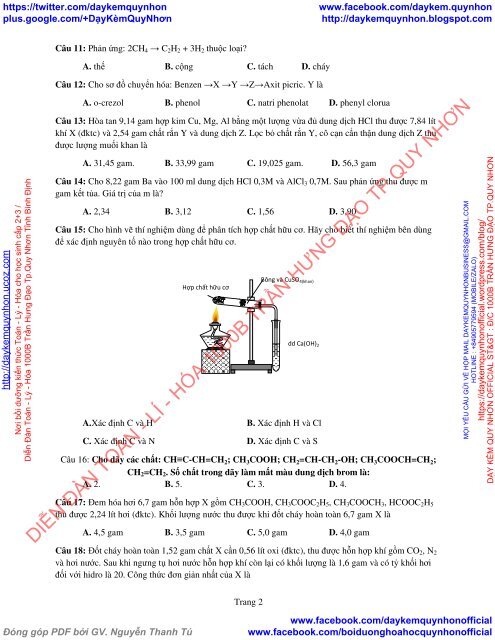 Bộ đề thi thử THPT QG 2018 Các môn TOÁN - LÍ - HÓA Các trường THPT Cả nước CÓ HƯỚNG DẪN GIẢI (Lần 19) [DC02052018]