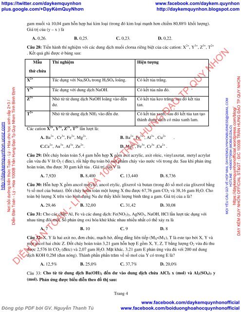 Bộ đề thi thử THPT QG 2018 Các môn TOÁN - LÍ - HÓA Các trường THPT Cả nước CÓ HƯỚNG DẪN GIẢI (Lần 19) [DC02052018]