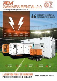 2018 - AEM Gamme Rental 2.0 catalogue - FR