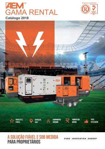 2018 - Catálogo AEM Gama Rental 2.0 - PT