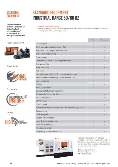 2018 - AEM Industrial Range catalogue - EN