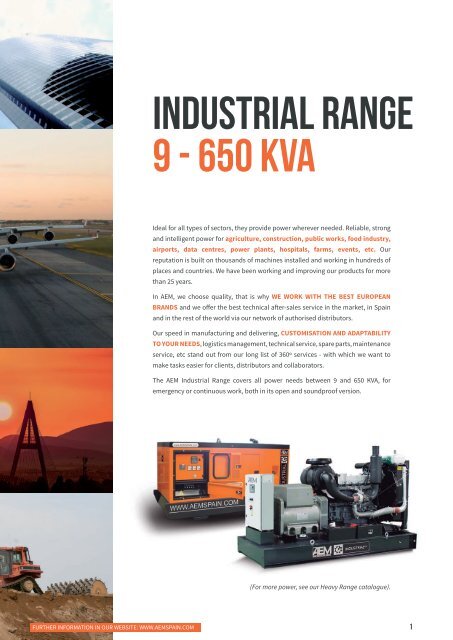 2018 - AEM Industrial Range catalogue - EN