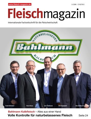 FleischMagazin 5/2018 - Titelgeschichte