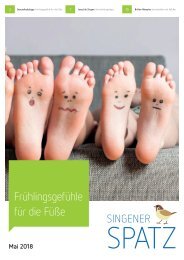 Singener Spatz Mai 2018 25.04.18