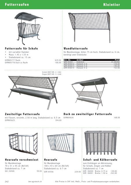 Rinderkatalog 2018