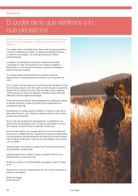 Revista Las Hojas Edición Mayo 2018