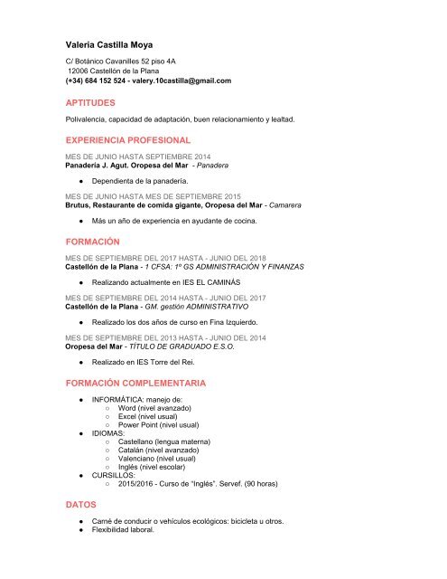 Curriculum vitae (1)v