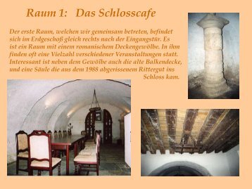 Raum 1: Das Schlosscafe - Schloss Netzschkau