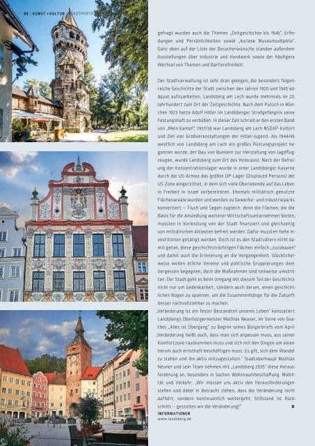 SchlossMagazin Fünfseenland Mai 2018