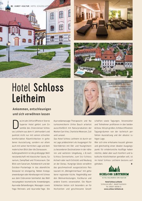 SchlossMagazin Fünfseenland Mai 2018