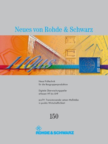 Neues 150 - Rohde & Schwarz