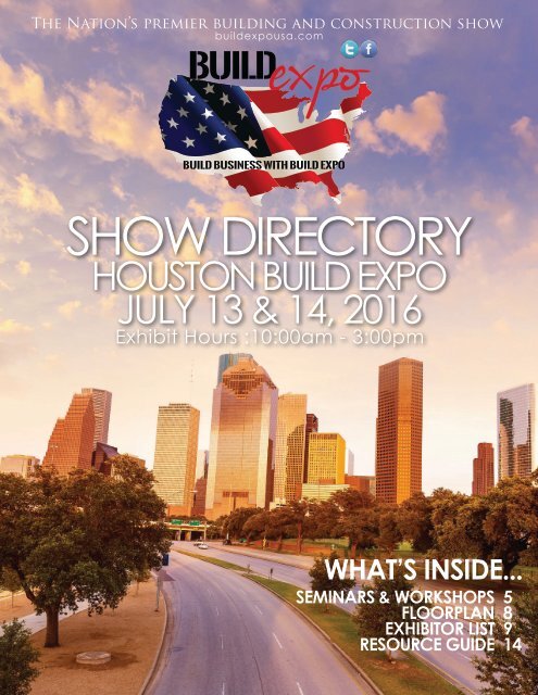 Houston 2016 Build Expo Show Directory