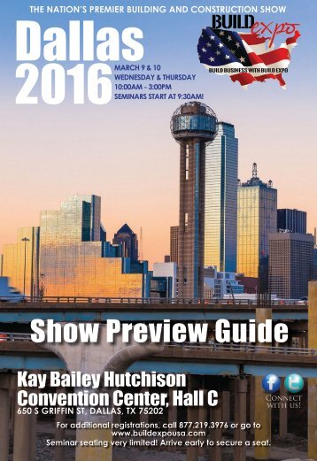 Dallas 2016 Build Expo Show Preview Guide