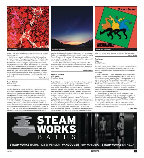 BeatRoute Magazine BC Print Edition May 2018