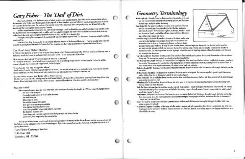1995 Fisher Technical Manual - Vintage Trek