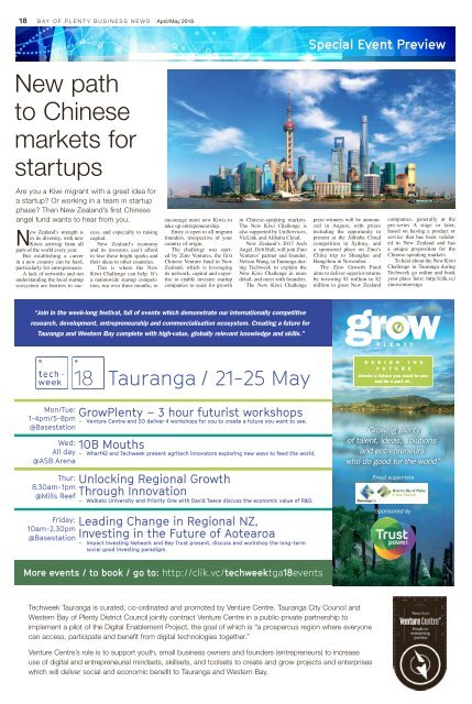 Bay of Plenty Business News April/May 2018