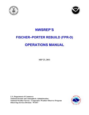 (fpr-d) operations manual - NOAA