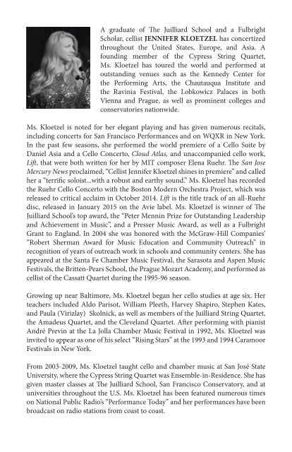 A Musical Celebration / Sunday, May 6, 2018 / Co-presented by CAMA's Centennial Celebration Committee and UCSB Department of Music / Trinity Episcopal Church, 4:00 PM