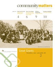 Winter 2010 - The Community Foundation for Greater Atlanta