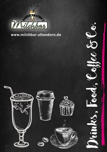 Milchbar Attendorn Speisekarte