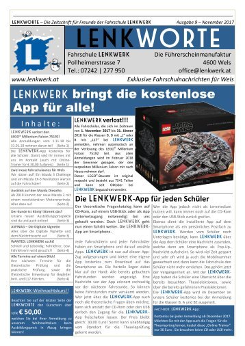 LENKWORTE Ausgabe 09 - 2017