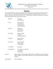 May 2011 Board Meeting Minutes - Northeast Florida Regional ...