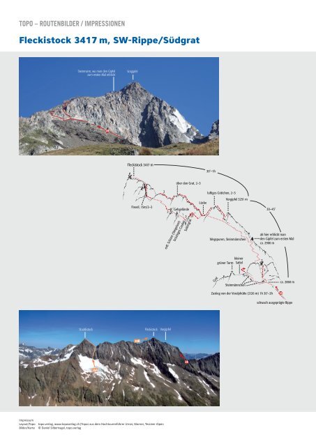 Tourentipp 06.2018 - Fleckistock 3417 m, SW-Rippe/Südgrat