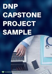 DNP Capstone Project Sample