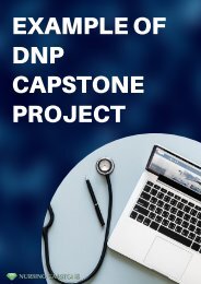 Example of DNP Capstone Project