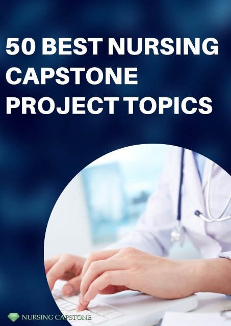 Capstone Project Ideas Nursing