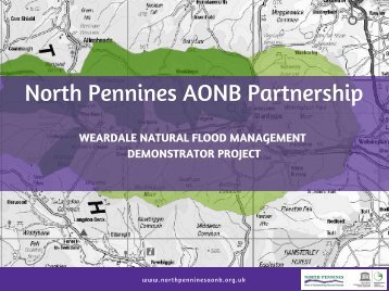 Weardale Natural Flood Management Demonstrator Project (1)