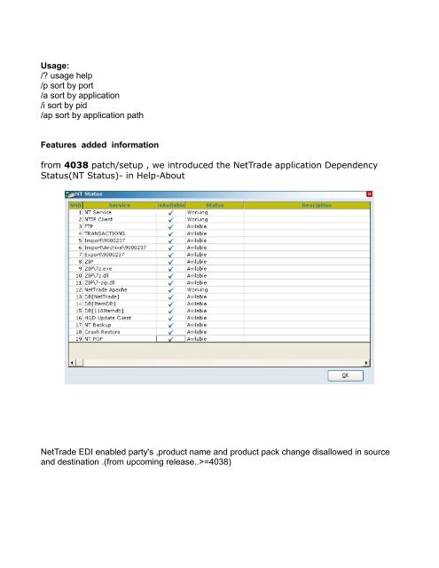 NetTrade Troubleshooting Guide - GoFrugal Technologies