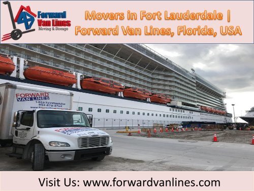 Movers in Fortlauderdale | Forward Van Lines, Fort Lauderdale, USA