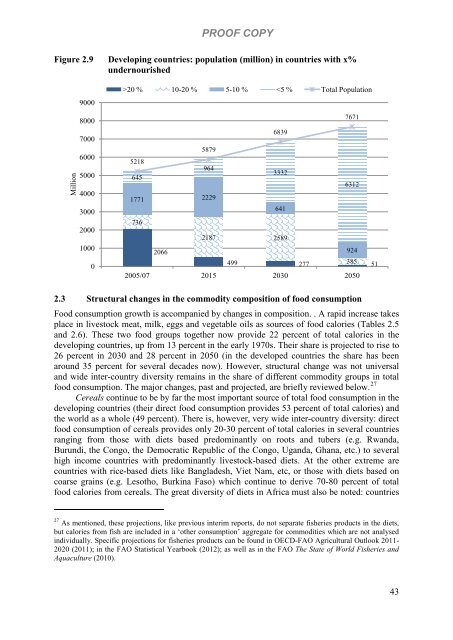 World agriculture towards 2030/2050: the 2012 revision - Fao