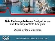 Data Exchange between Design House and ... - DCG Systems