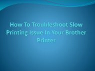 How To Troubleshoot Slow Printing Issue In Your Printer
