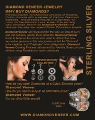 Cubic Zirconia Jewelry Store - Diamond Veneer