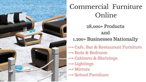 Buy High-Quality Furniture Online for Home, Office or Commercial Use from ConnectFurniture
