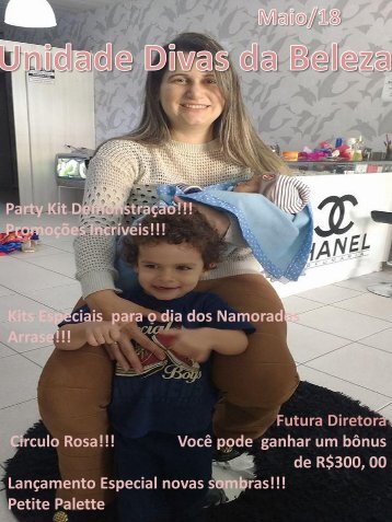 Revista- Capa  Marcia Chanel  -Maio  2018