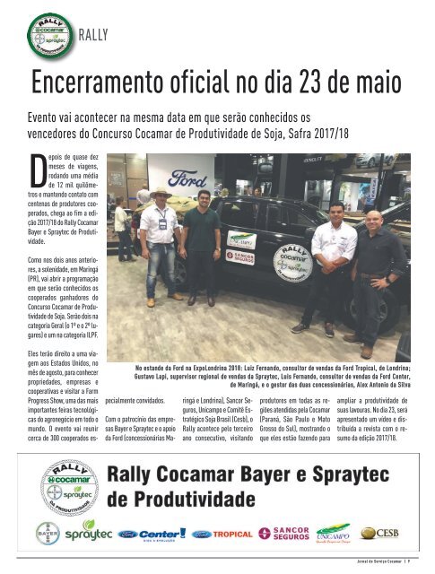 Jornal Cocamar Maio 2018