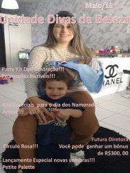 Revista- Capa  Marcia Chanel  -Maio  2018