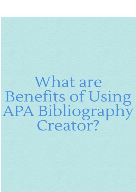 apa creator