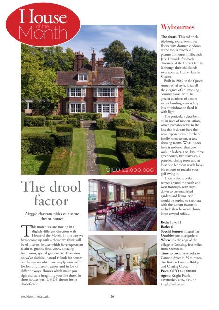 Wealden Times | WT195 | May 2018 | Restoration & New Build supplement inside