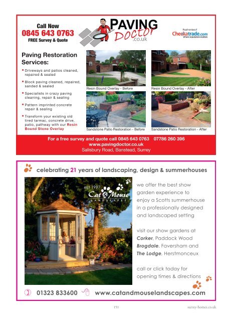 Surrey Homes | SH43 | May 2018 | Restoration & New Build supplement inside