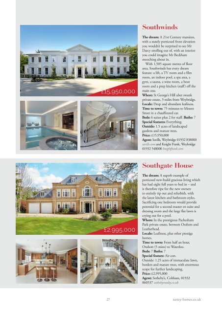 Surrey Homes | SH43 | May 2018 | Restoration & New Build supplement inside