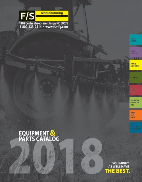 2018 Equipment & Parts Catalog