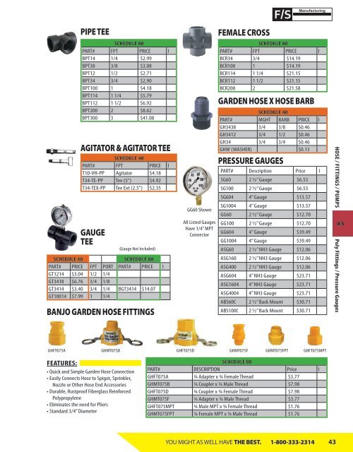 2018 Equipment & Parts Catalog