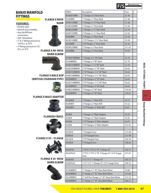 2018 Equipment & Parts Catalog